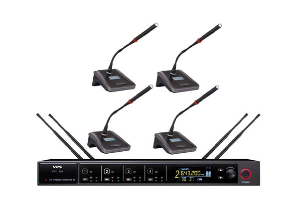 一拖四無(wú)線會(huì)議主機(jī) VS-1104M